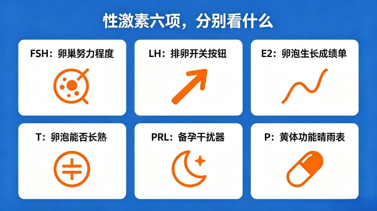 性激素六项报告单解读，做试管前必看的生殖激素指标(1)