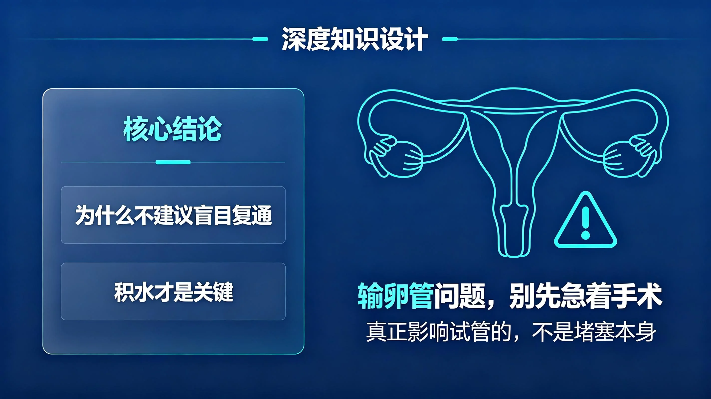 双侧输卵管堵塞做试管需要先做手术吗？过来人深度科普解答(1)