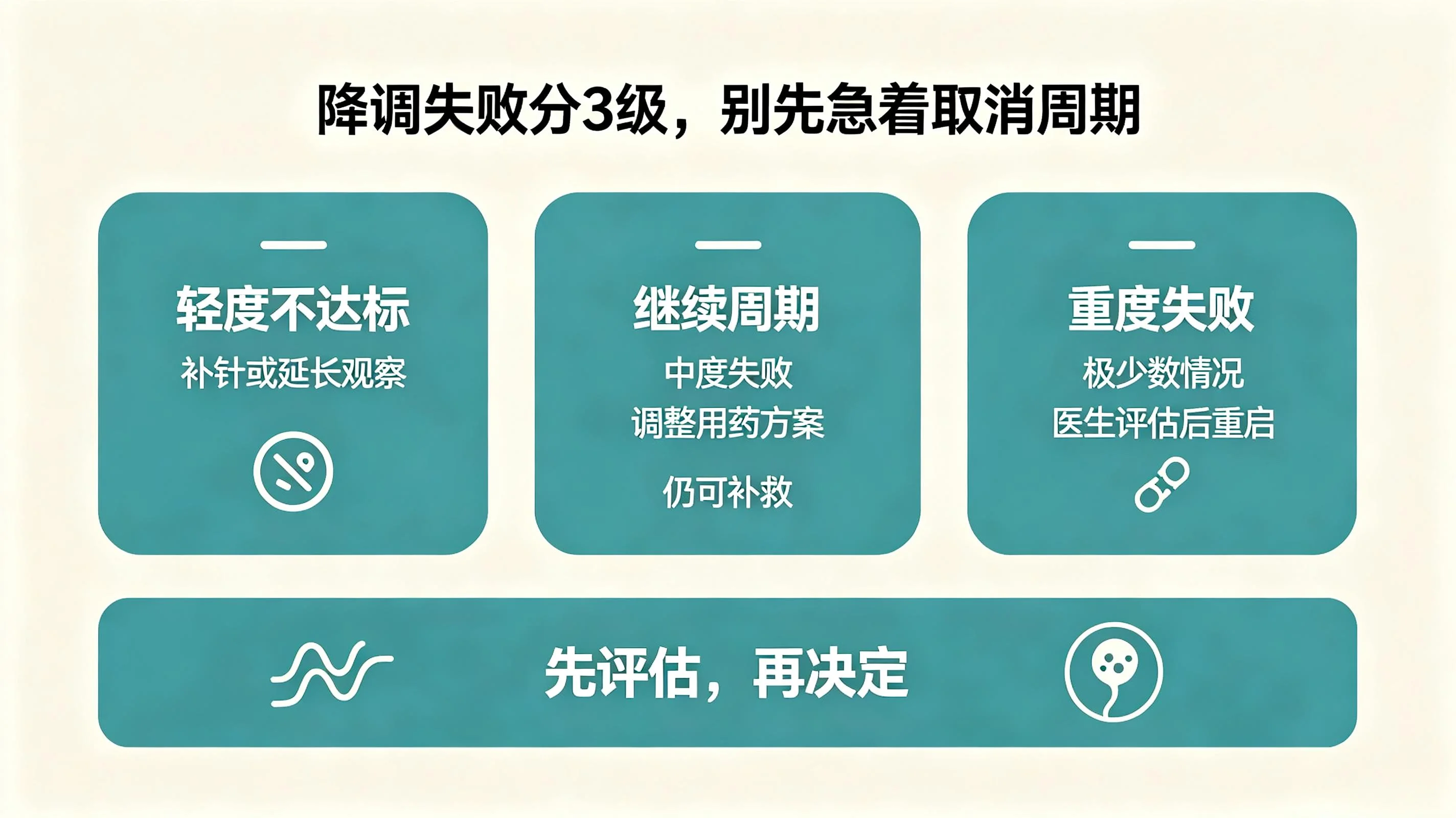 试管降调失败，周期就白做了？95%的人都白焦虑了(1)