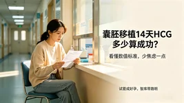 囊胚移植14天HCG多少算成功？看懂数值标准不焦虑