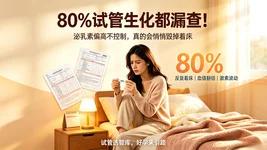 80%试管生化都漏查！泌乳素偏高不控制，真的会悄悄毁掉着床