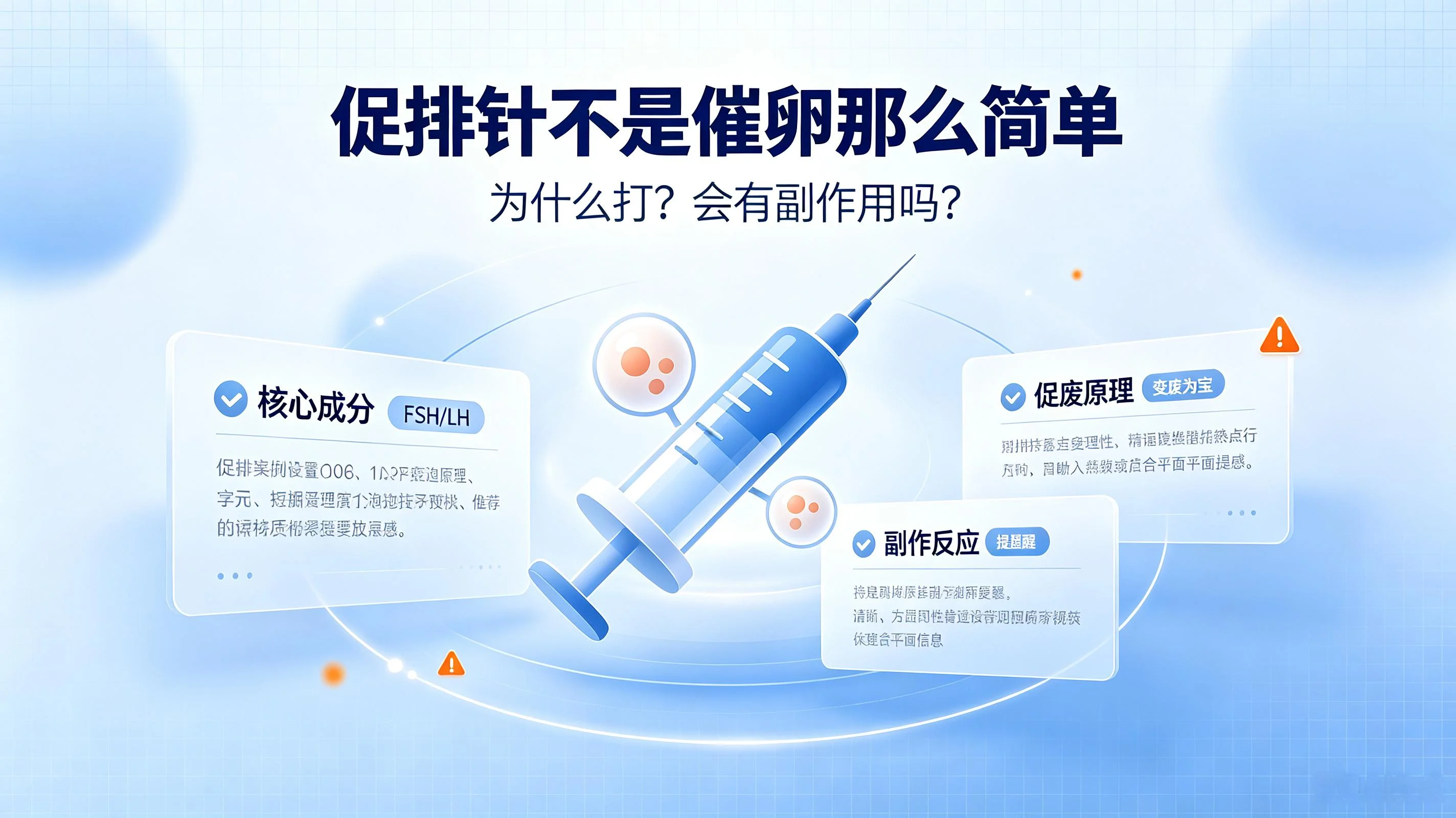试管促排针到底在打什么？不止催卵！成分、原理、副作用一次性说透(1)