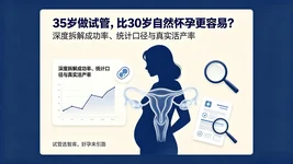 35岁做试管的成功率，真的比30岁自然怀孕还高？深度专业拆解