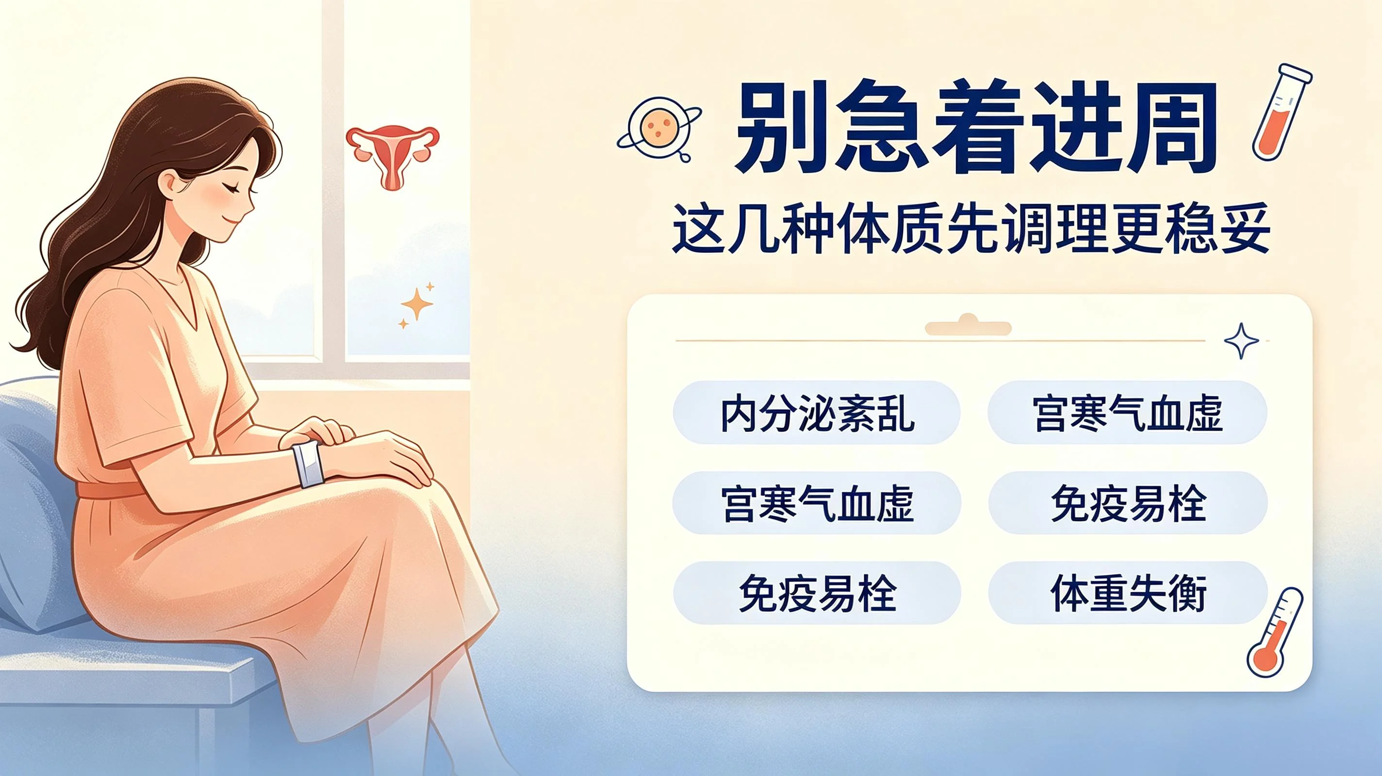 试管前必看!这几种体质别着急进周,盲目促排大概率白费(1) 试管前必看!这几种体质别着急进周,盲目促排大概率白费(1)