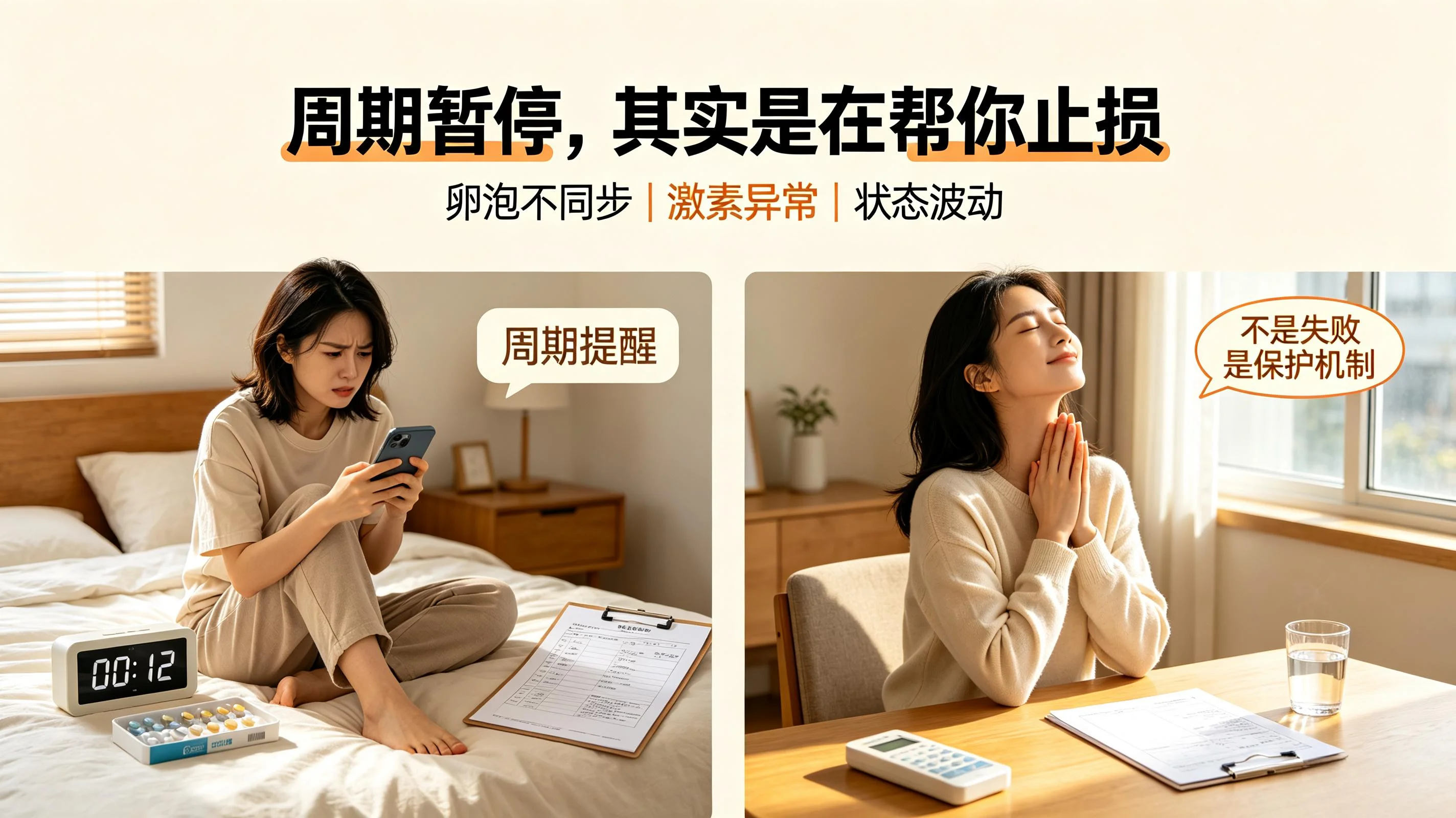 试管周期暂停不等于失败!很多人误会了,这其实是身体的保护机制.(1) 试管周期暂停不等于失败!很多人误会了,这其实是身体的保护机制.(1)